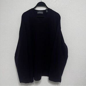John Ashford Dark Purple V-Neck Sweater